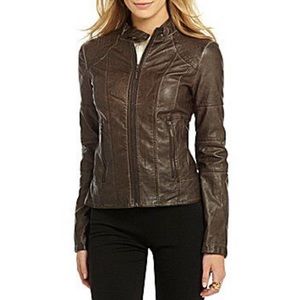 New leather Moto jacket NWOT from Nordstrom